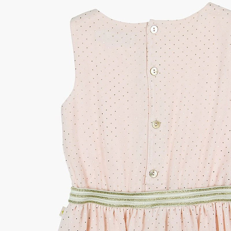 Boboli Szyfonowa sukienka dla dziewczynki różowa 727242-9049 -  - #tag1# - #tag2# - #tag3# - #tag4#