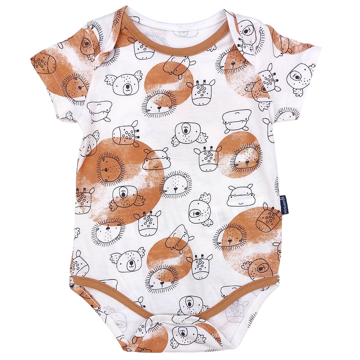 Body Niemowlęce Animals 2 Pak chłopak beż 18253-28524 GKMOC -  - #tag1# - #tag2# - #tag3# - #tag4#