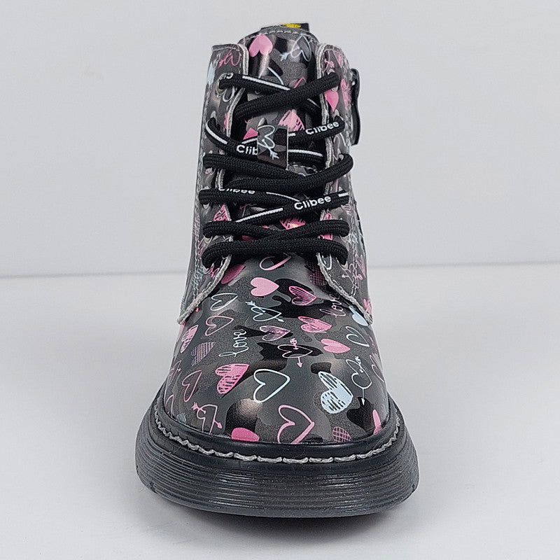 Botki Ocieplne dziewczynka szary HB371-27923  GKMBD -  - #tag1# - #tag2# - #tag3# - #tag4#