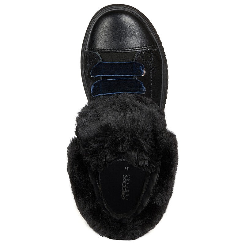 Botki zimowe dziewczęce GEOX J947YB-0MA22-C9999_M czarny -  - #tag1# - #tag2# - #tag3# - #tag4#