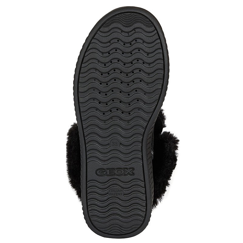 Botki zimowe dziewczęce GEOX J947YB-0MA22-C9999_M czarny -  - #tag1# - #tag2# - #tag3# - #tag4#