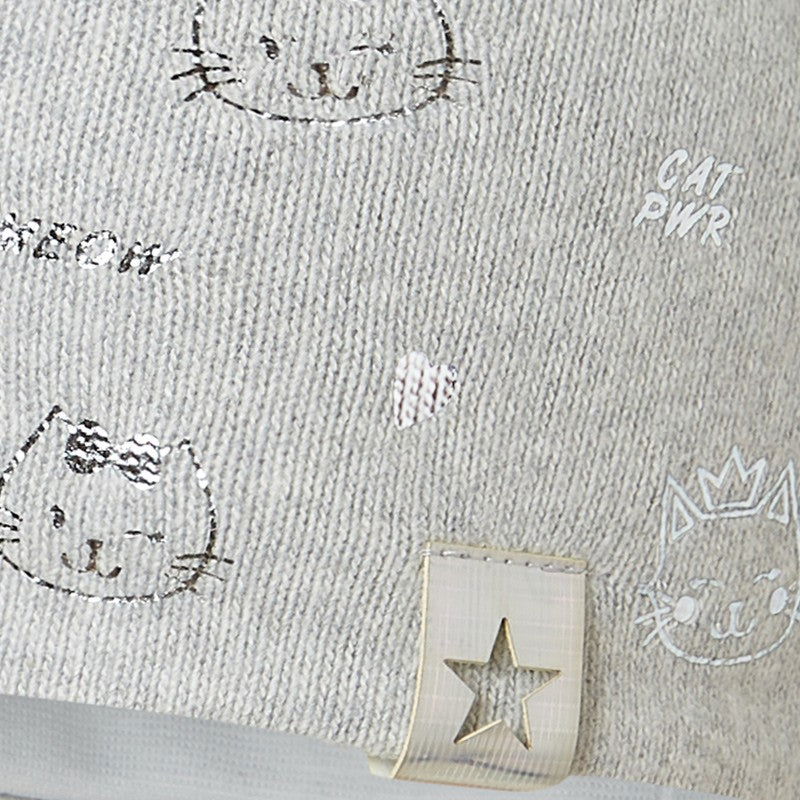 Broel INGRID Czapka przejściowa dziewczęca kolor j.szary -  - #tag1# - #tag2# - #tag3# - #tag4#