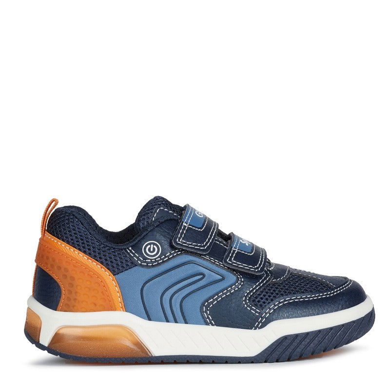 Buty sneakersy chłopięce Geox J949CD-0FE14-C0820  kolor granat/pomarańcz -  - #tag1# - #tag2# - #tag3# - #tag4#