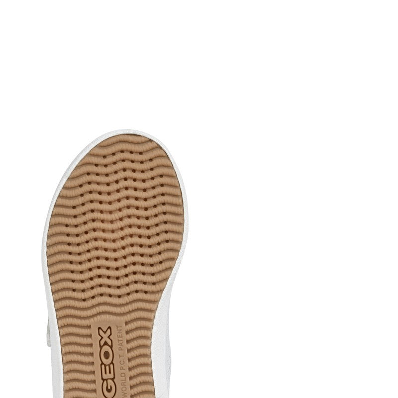 Buty sneakersy dla dziewczyn Geox J02D5B-007BC-C0007 kolor srebrny -  - #tag1# - #tag2# - #tag3# - #tag4#