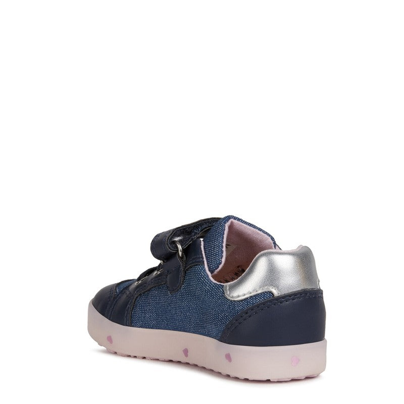 Buty sneakersy dziewczęce Geox B02D5D-0EWBC-C0694 kolor granat/róż -  - #tag1# - #tag2# - #tag3# - #tag4#