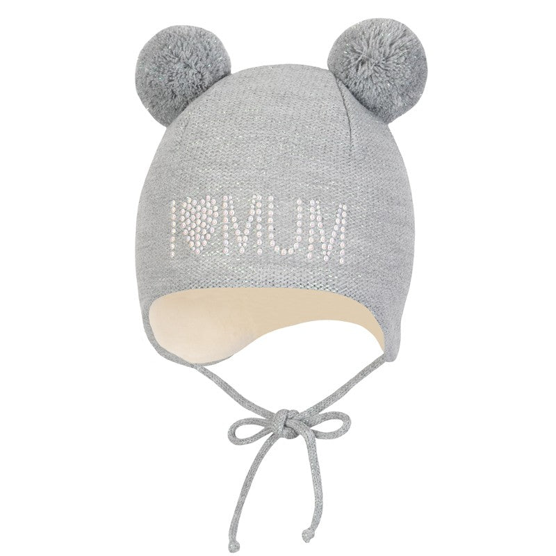 Czapka COCO dla dzieci Broel kolor jasny szary -  - #tag1# - #tag2# - #tag3# - #tag4#