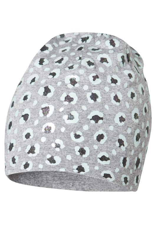 Czapka MARYLA dwustronna dla dziewczyn Broel kolor szary/mięta -  - #tag1# - #tag2# - #tag3# - #tag4#