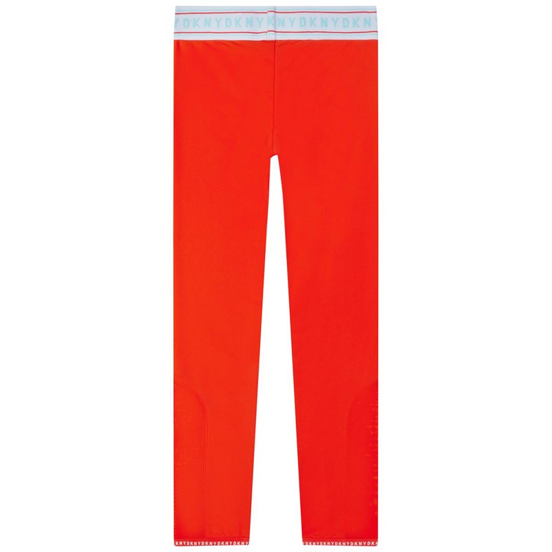 DKNY D34A44-407 Leginsy dziewczęce kolor pomarańcz -  - #tag1# - #tag2# - #tag3# - #tag4#