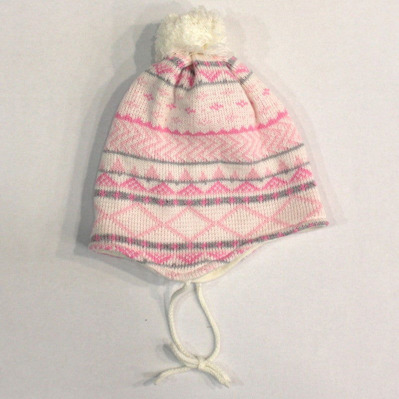 Doll Czapka dzianinowa 1621715564-2720 kolor krem/róż -  - #tag1# - #tag2# - #tag3# - #tag4#