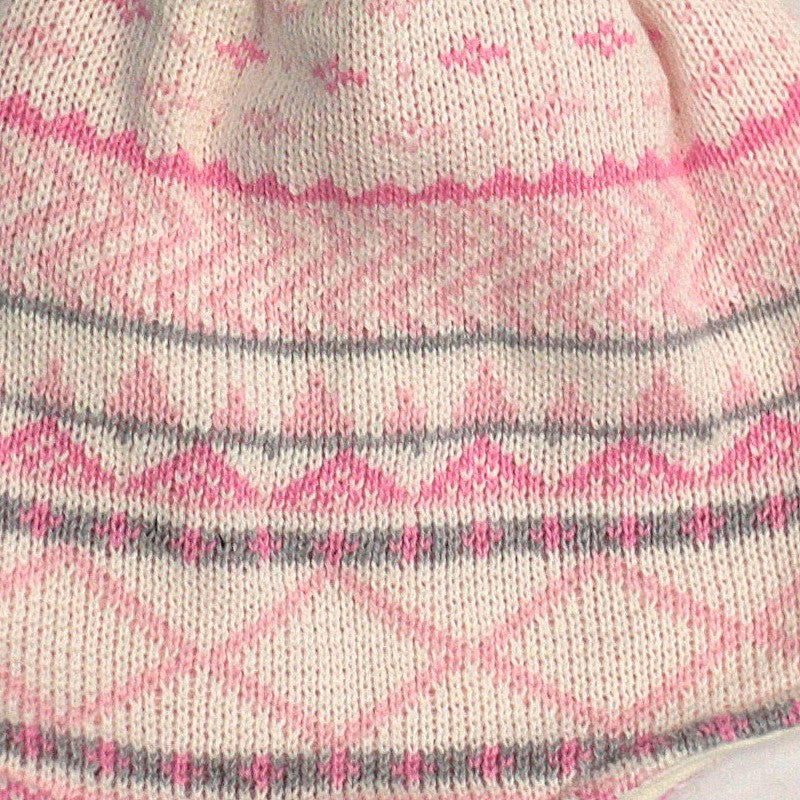 Doll Czapka dzianinowa 1621715564-2720 kolor krem/róż -  - #tag1# - #tag2# - #tag3# - #tag4#