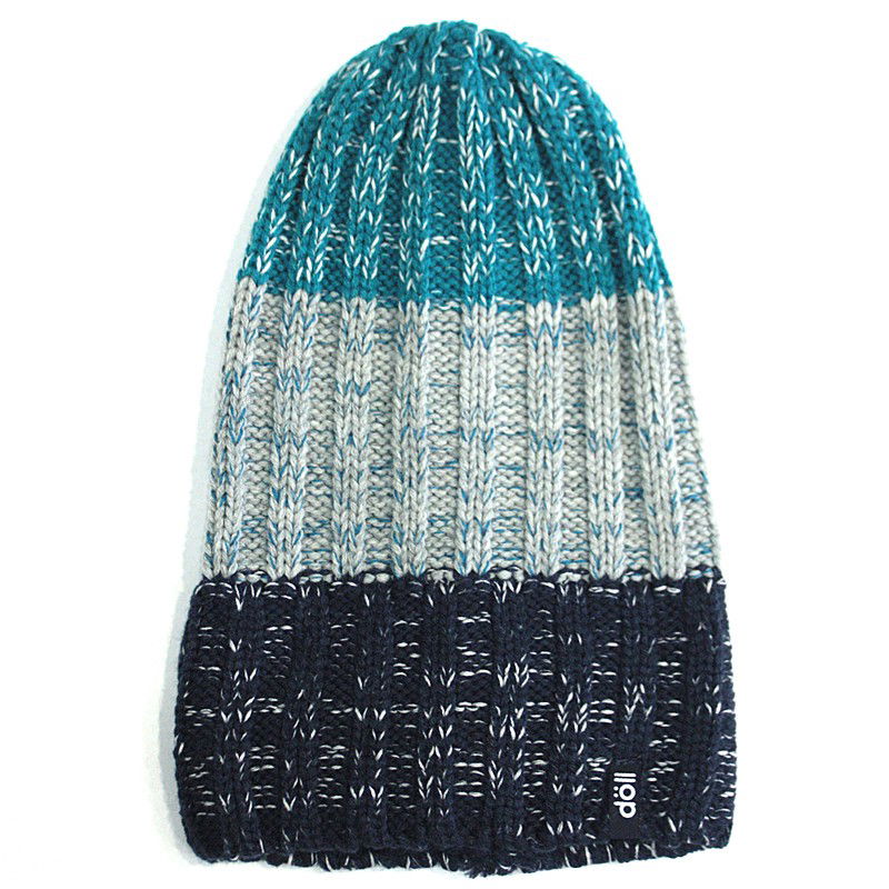 Doll Czapka dzianinowa 1629745515-3105 kolor granat/turkus -  - #tag1# - #tag2# - #tag3# - #tag4#