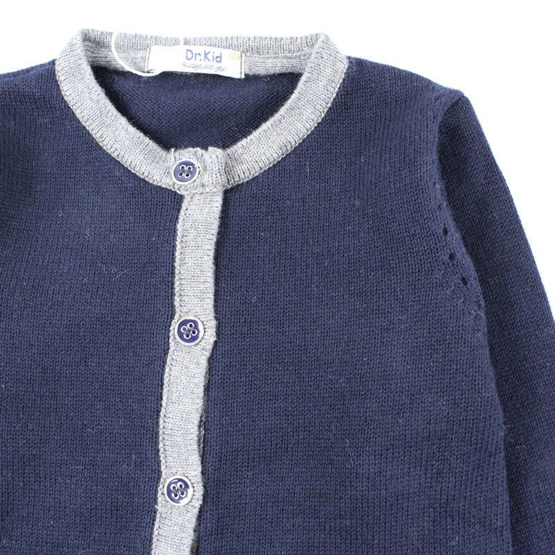 Dr.Kid DK356/O17 sweter  zapinany kolor granat -  - #tag1# - #tag2# - #tag3# - #tag4#