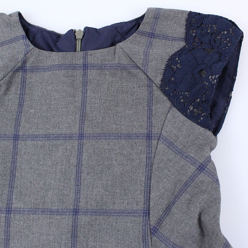 Dr.Kid DK458/O17 sukienka  na podszewce kolor popiel -  - #tag1# - #tag2# - #tag3# - #tag4#