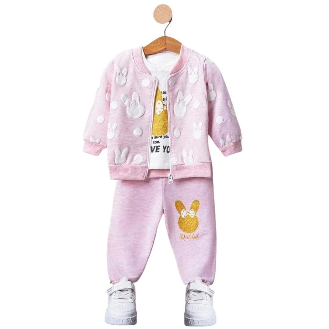 Dres 3 części dziewczęcy róż Minitix 22126-29824 GKMOD -  - #tag1# - #tag2# - #tag3# - #tag4#