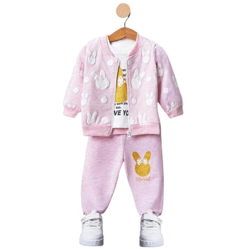 Dres 3 części dziewczęcy róż Minitix 22126-29824 GKMOD -  - #tag1# - #tag2# - #tag3# - #tag4#