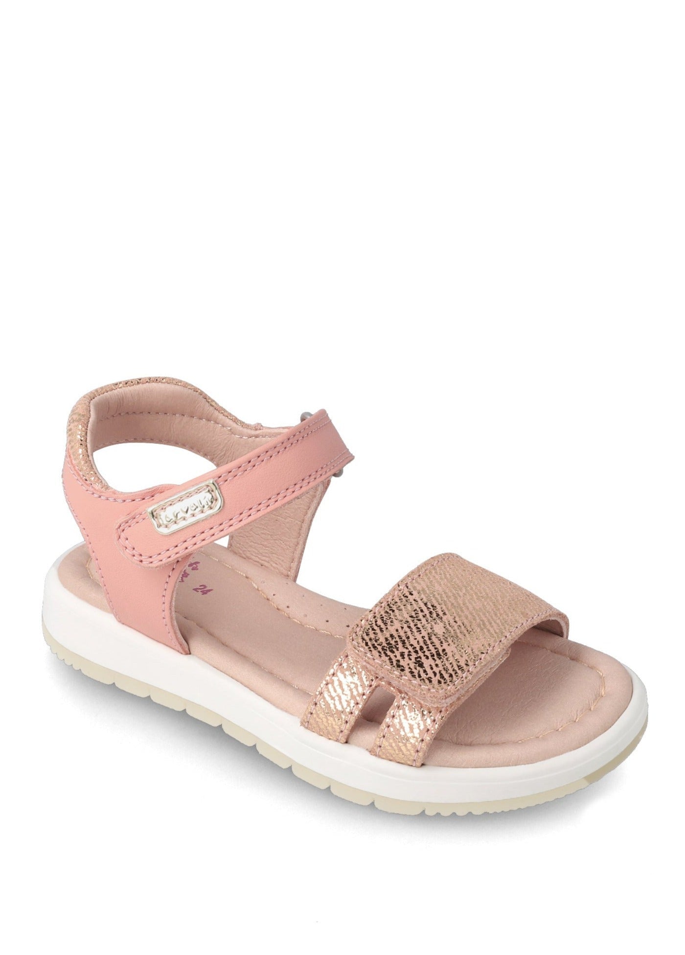 Garvalin Sandały dziewczęce 232411-A kolor łosoś -  - #tag1# - #tag2# - #tag3# - #tag4#