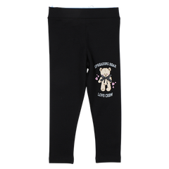Timi Teddy Bear Girls Leggings Black 54545-14425-14