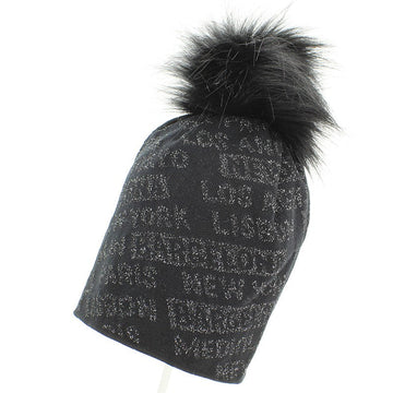 Jamiks ASHLEY II czapka dziewczęca z pomponem czarna -  - #tag1# - #tag2# - #tag3# - #tag4#