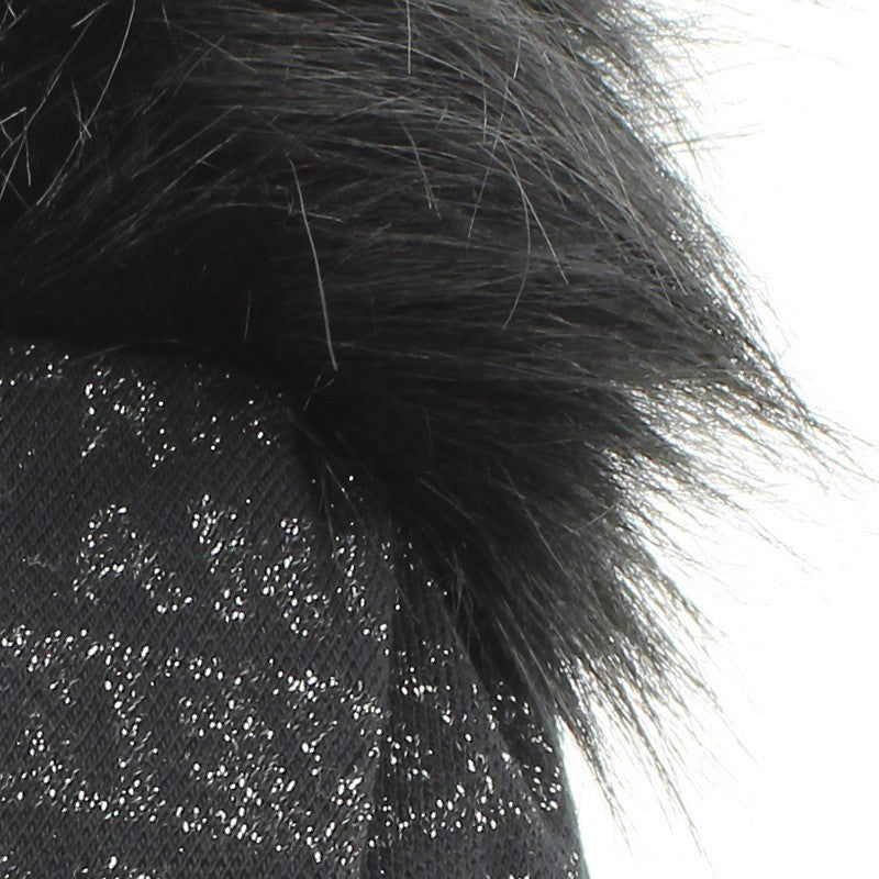 Jamiks ASHLEY II czapka dziewczęca z pomponem czarna -  - #tag1# - #tag2# - #tag3# - #tag4#