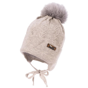 Jamiks DOMINIK II czapka chłopięca kolor popiel JZB077-1 -  - #tag1# - #tag2# - #tag3# - #tag4#