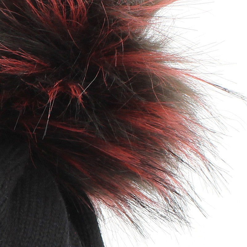 Jamiks FENILA II czapka dla dziewczynki z pomponem czarna -  - #tag1# - #tag2# - #tag3# - #tag4#