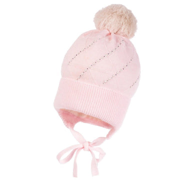 Jamiks HELMI II czapka dziewczęca kolor róż JZB100-3 -  - #tag1# - #tag2# - #tag3# - #tag4#
