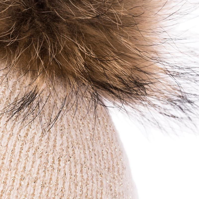 Jamiks MILKY czapka dziewczęca kolor ekri JZB179-1 -  - #tag1# - #tag2# - #tag3# - #tag4#