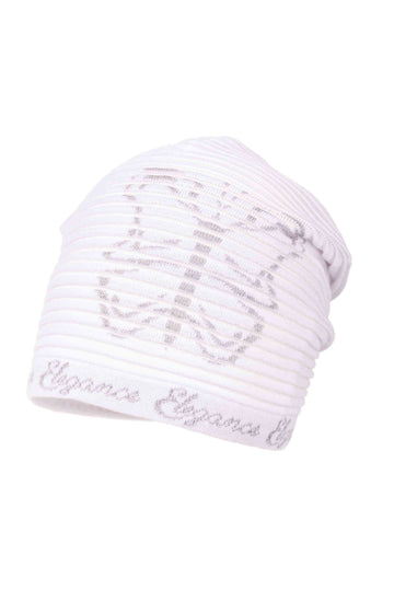 Jamiks czapka dziewczęca BESS JWA030-1 kolor biały -  - #tag1# - #tag2# - #tag3# - #tag4#