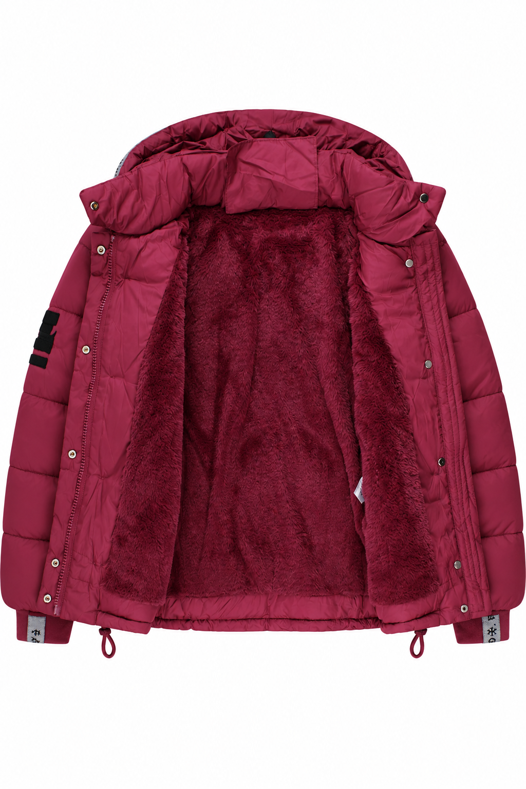 Happy House KK2360-27925 Burgundy Girls' Winter Jacket
