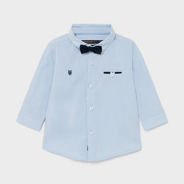 Koszula elegancka z muszką dla chłopców Mayoral 1120-96 Błękitny -  - #tag1# - #tag2# - #tag3# - #tag4#