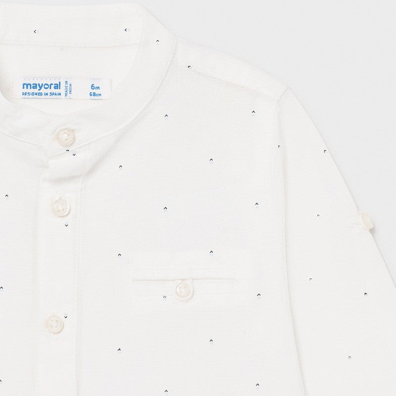 Koszula lniana dla chłopca Mayoral 1119-34 Biały -  - #tag1# - #tag2# - #tag3# - #tag4#