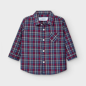 Koszula w kratkę chłopięca Mayoral 2130-86 granat -  - #tag1# - #tag2# - #tag3# - #tag4#