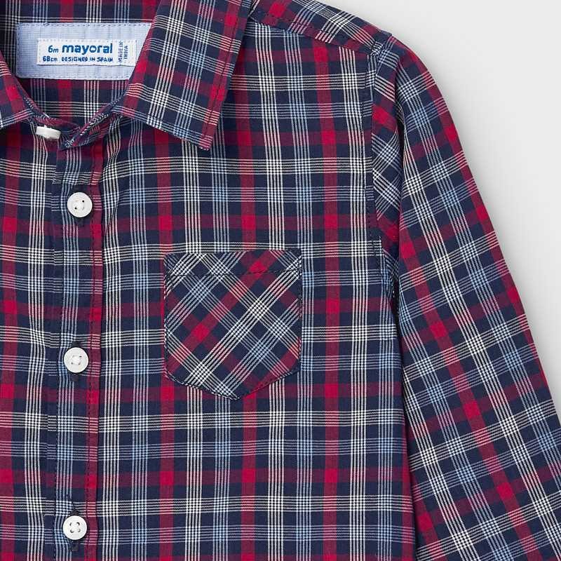 Koszula w kratkę chłopięca Mayoral 2130-86 granat -  - #tag1# - #tag2# - #tag3# - #tag4#