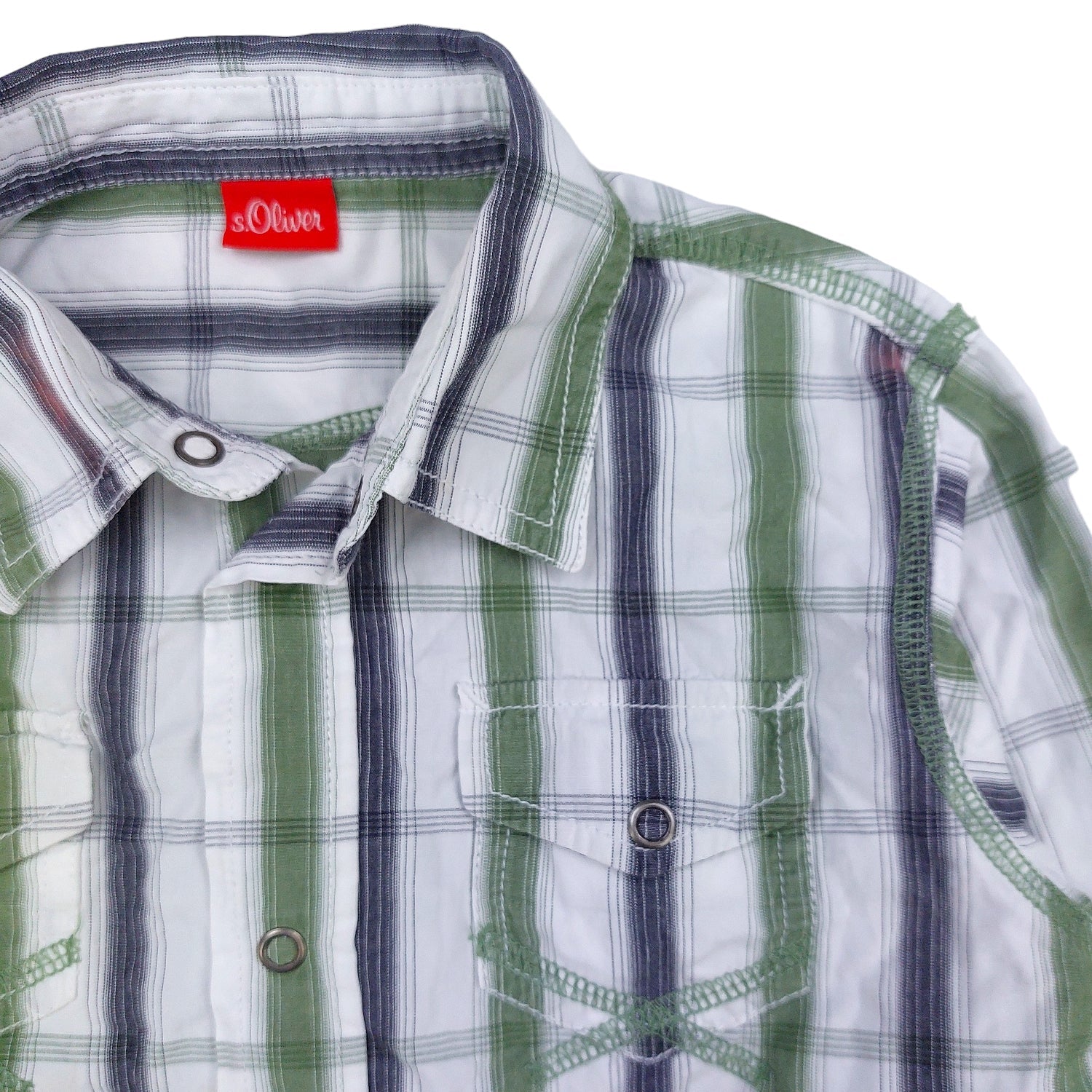 Koszula w kratkę chłopięca używana s.Oliwer kod 36 -  - #tag1# - #tag2# - #tag3# - #tag4#