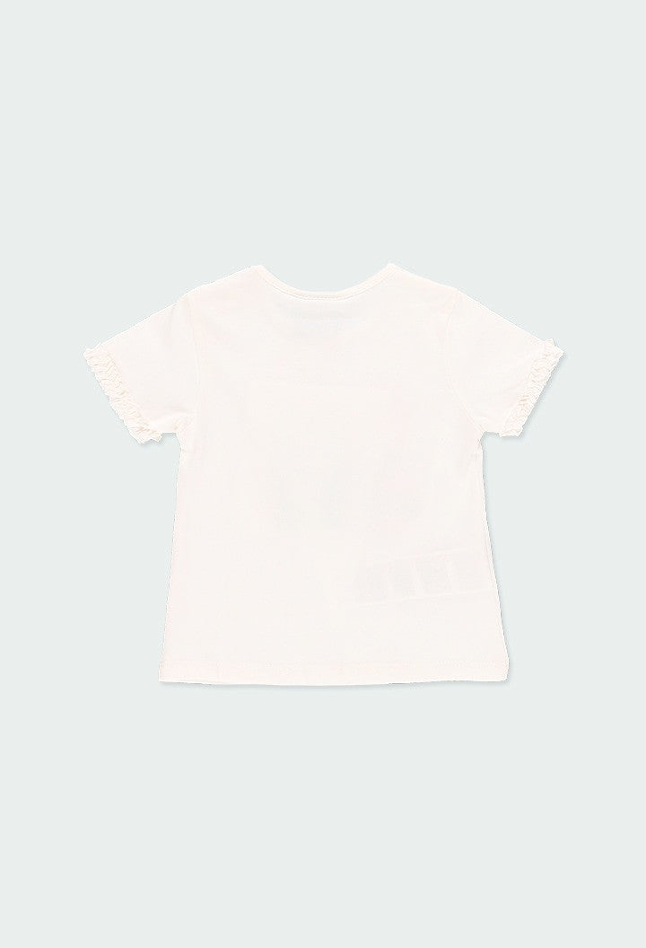 Koszulka dla dziewczynki Baby Boboli 234032-1111 kolor krem -  - #tag1# - #tag2# - #tag3# - #tag4#