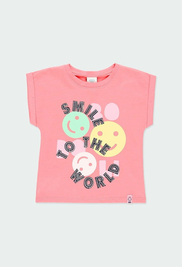 Koszulka dla dziewczynki Boboli 424066-3750 kolor różowy -  - #tag1# - #tag2# - #tag3# - #tag4#