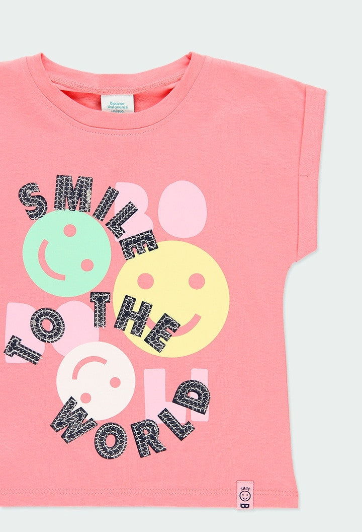 Koszulka dla dziewczynki Boboli 424066-3750 kolor różowy -  - #tag1# - #tag2# - #tag3# - #tag4#