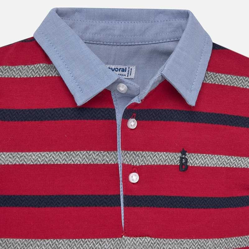 Koszulka polo z długim rękawem w paski chłopięca Mayoral 2108-59 -  - #tag1# - #tag2# - #tag3# - #tag4#