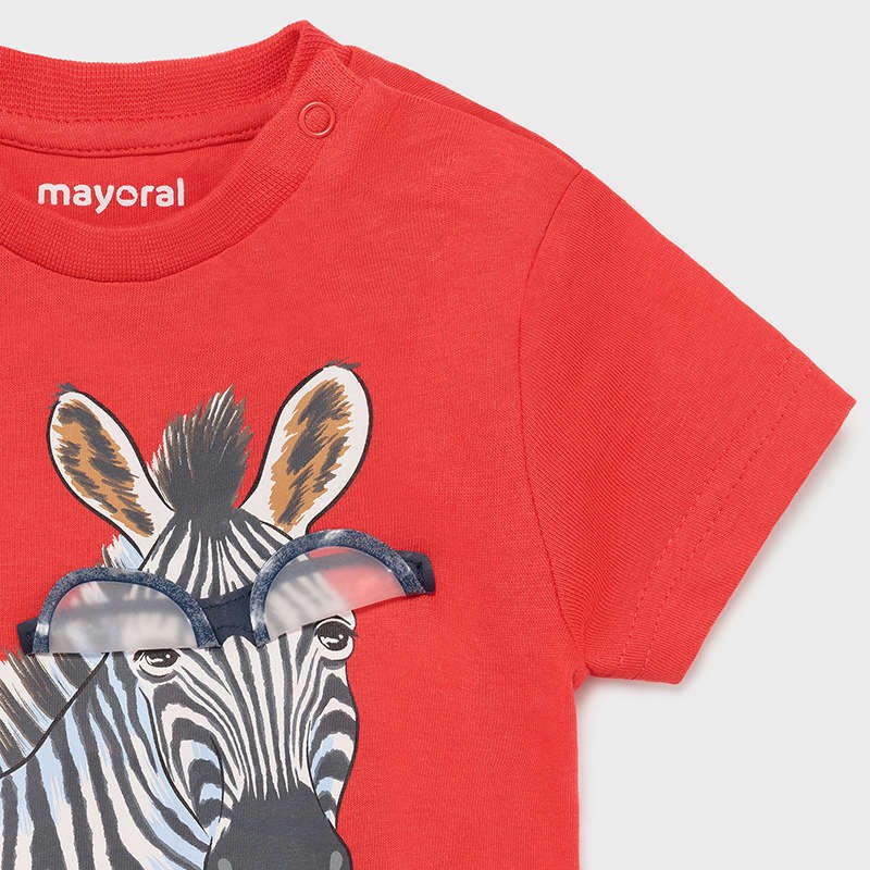 Koszulka z aplikacją chłopięca Mayoral 1001-48 Czerwony -  - #tag1# - #tag2# - #tag3# - #tag4#