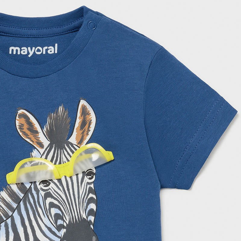 Koszulka z aplikacją chłopięca Mayoral 1001-50 Niebieski -  - #tag1# - #tag2# - #tag3# - #tag4#
