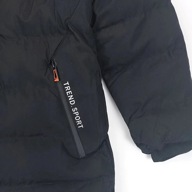 Winter jacket boy black B60172-71023 GKMOC