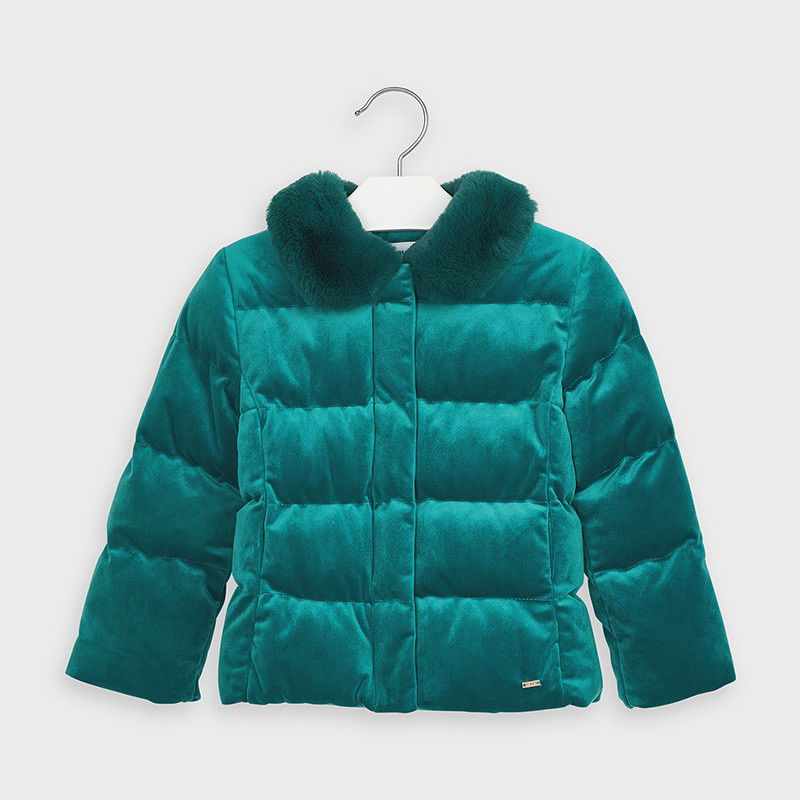 Kurtka welurowa dla dziewczynek Mayoral 4413-74 Zielony -  - #tag1# - #tag2# - #tag3# - #tag4#