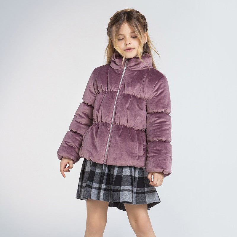 Kurtka z weluru dziewczęca Mayoral 7411-10 fiolet -  - #tag1# - #tag2# - #tag3# - #tag4#
