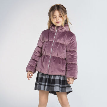 Kurtka z weluru dziewczęca Mayoral 7411-10 fiolet -  - #tag1# - #tag2# - #tag3# - #tag4#