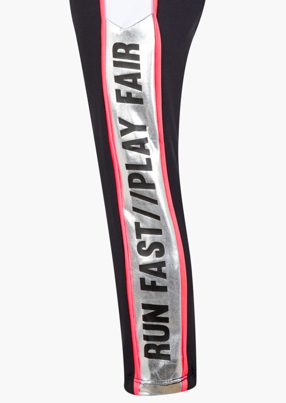 Leginsy sportowe dziewczęce Losan 114-6006AL-063 kolor Czarny -  - #tag1# - #tag2# - #tag3# - #tag4#