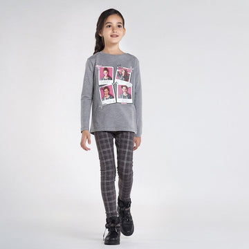 Leginsy w kratkę dziewczęce Mayoral 7714-59 szare -  - #tag1# - #tag2# - #tag3# - #tag4#