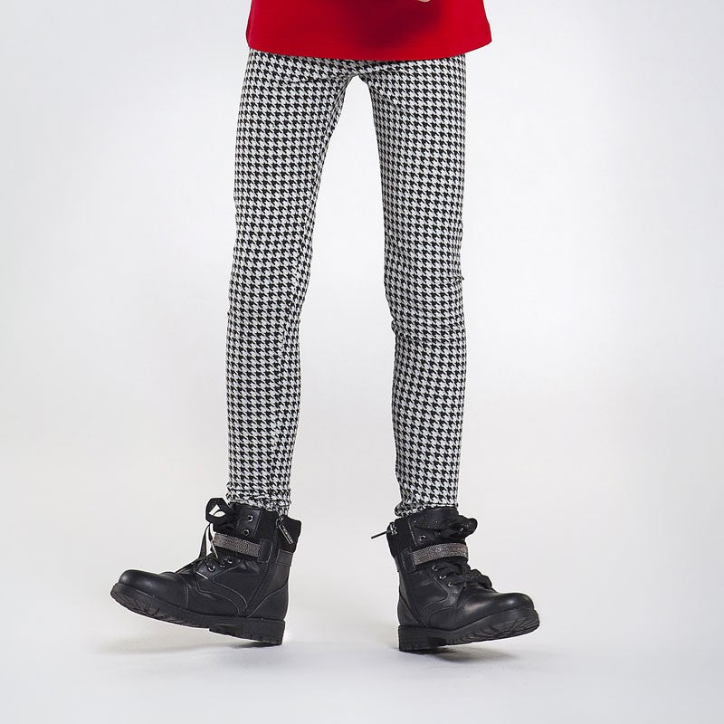 Leginsy w pepitkę dziewczęce Mayoral 7714-60 Czarny -  - #tag1# - #tag2# - #tag3# - #tag4#