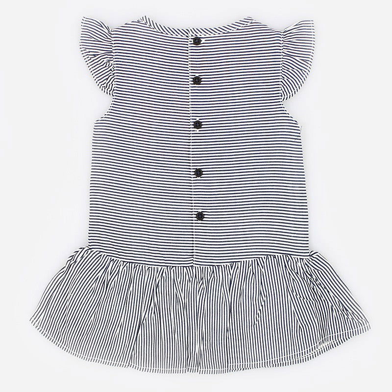 Losan Sukienka dla dziewczynki w granatowe paski 918-7017AA-378 -  - #tag1# - #tag2# - #tag3# - #tag4#