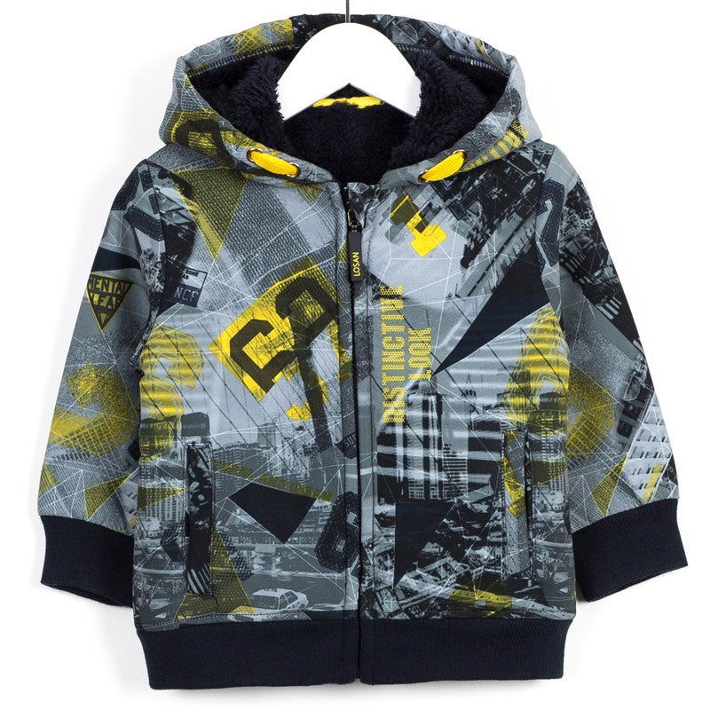 Losan bluza ocieplana 625-0001AC  kolor szary -  - #tag1# - #tag2# - #tag3# - #tag4#