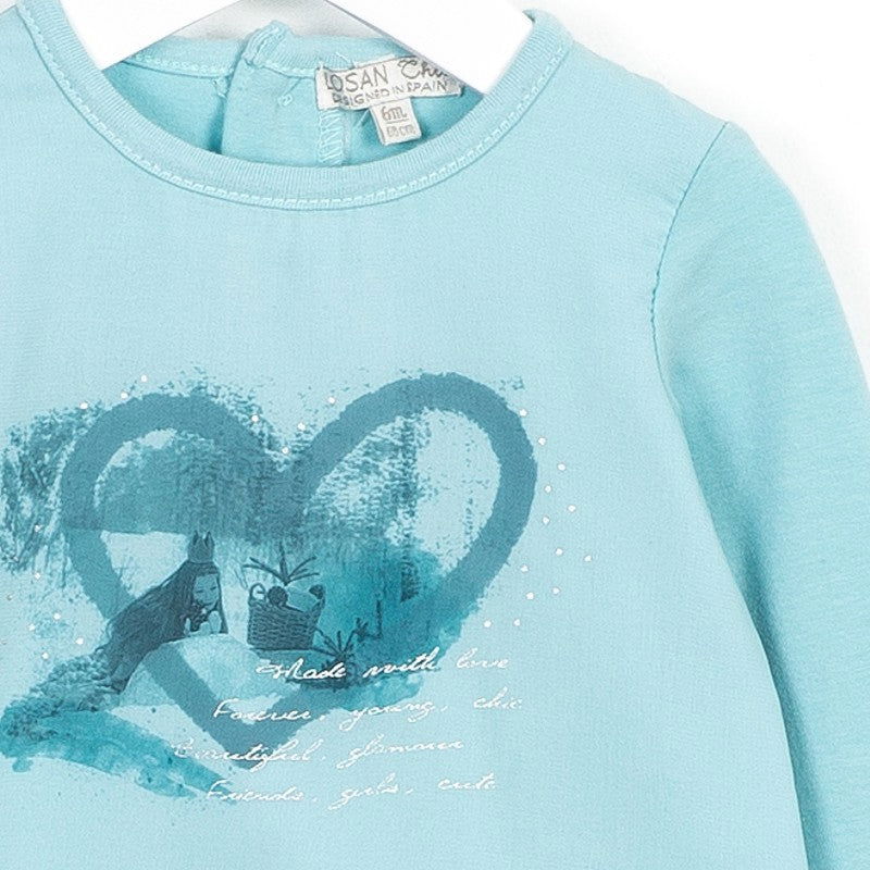 Losan bluzka 628-1723AD  kolor morski -  - #tag1# - #tag2# - #tag3# - #tag4#